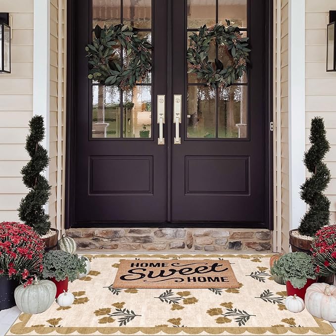 4x6 Covered Outdoor Patio Rug - Image 9