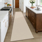 KOZYFLY Cotton Runners Rugs for Hallway 2.5'x10', Washable Runner Rug, Woven - Image 2