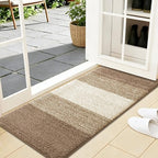Kitinjoy Indoor Outdoor Door Mat, 44x24 Non-Slip Absorbent Dirt Trapper by Kitinjoy
