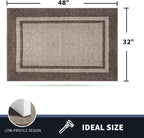 PURRUGS Dirt Trapping Door Mat 32" x 48", Non-Slip Machine Washable Entryway Rug - Image 2