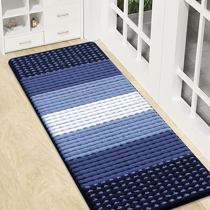 Kitinjoy Indoor Outdoor Door Mat, 47x17 Non-Slip Absorbent Dirt Trapper by Kitinjoy