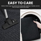 IOHOUZE Small Area Rug 2x3 Washable Woven Rugs - Image 4