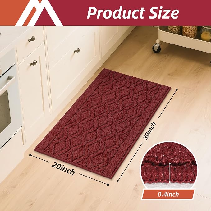 COSY HOMEER-Kitchen-Rugs-and-Mats 20"x30" Non Slip Kitchen Mats - Image 2
