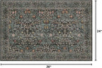 Dark Green Washable Entry Rug - Image 2