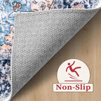 SERISSA 2x4 Boho Rugs for Entryway, Washable Non-Slip Kitchen Runner Rug - Image 4
