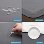 HappyTrends Kitchen Mat Cushioned Anti-Fatigue Rug Non-Slip Kitchen Rugs Stain - Image 5