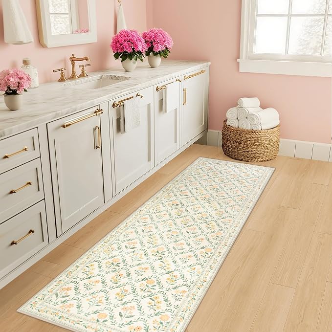 Runner Rug for Entryway: 2x5 Kitchen Rugs Non Slip Washable Ultra-Thin Soft - Image 6