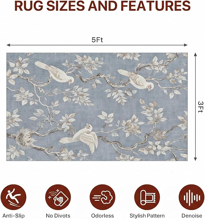 36"x60" Office Chair Mat for Hardwood Tile Floor, Under Desk Carpet Protector - Image 6