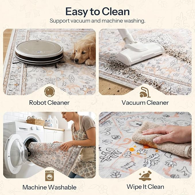 HOOBRO 2 x 3 Area Rugs Washable, Small Rugs - Image 7