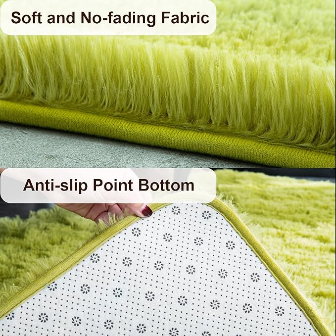 TWINNIS Super Soft Shaggy Rugs Fluffy Carpets 9x12 Feet, Indoor Modern Plush - Image 2