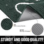 Smiry Dog Door Mat for Muddy Paws, Absorbent Dirt Trapper Non Slip Quick Dry - Image 3
