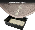 WePet Cat Litter Box Mat, Kitty Premium PVC Pad, Durable Trapping Rug, - Image 5
