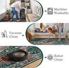 Moynesa Leopard 5x7 Area Rug, Boho Washable Living Room Rug, Non Slip Rugs - Image 4