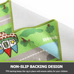 Capslpad Kids Rug Educational Play Rug 6.6' x 9.8' Classroom Rug Traffic Road - Image 4