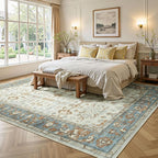 Lessymo Washable Area Rug for Living Room, 9x12 Large Rugs - Image 2