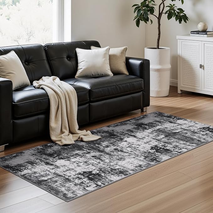 Rugflix 2x8 Runner Rug for Entryway, Kitchen Rugs Soft Non-Slip Washable - Image 2