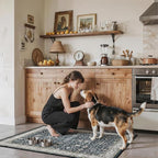 Washable 4x6 Entryway Rug Ashen - Image 5