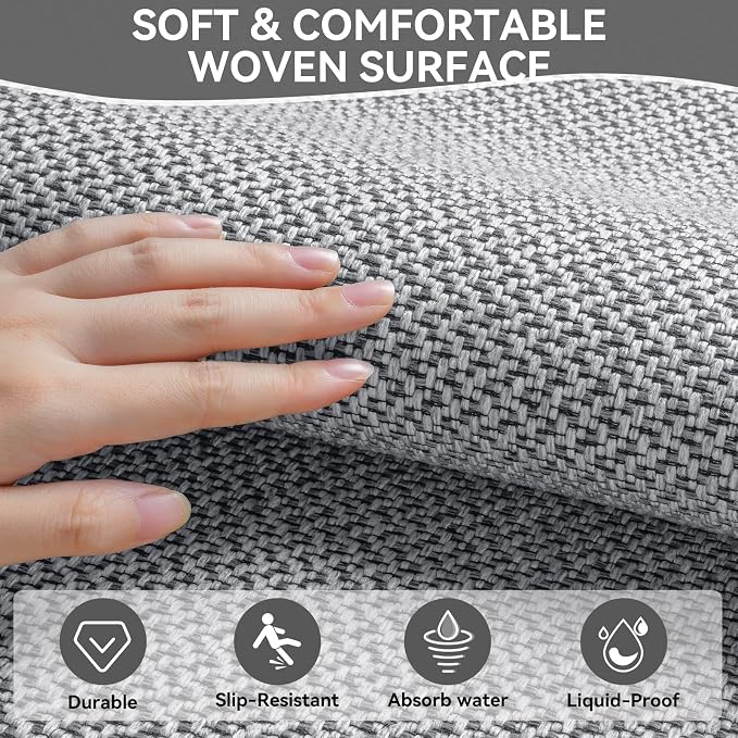 Kitchen Rugs Non-Slip and Washable, Kitchen Mats - Image 3