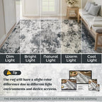 XLUEZ 8x10 Area Rugs for Living Room, Washable Modern Abstract Large Area Rug - Image 8