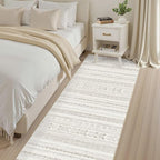 cotiled Hallway 2.6x10 Runner Rugs: Washable Boho Rugs - Image 3