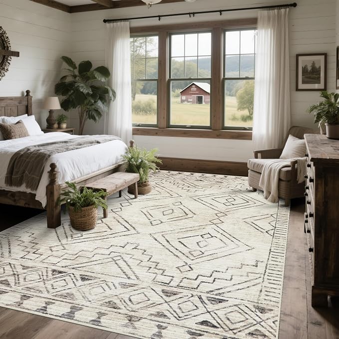 Srugn Washable Rugs 8x10 Area Rugs - Image 7