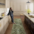 Washable Runners for Hallways Kitchen Rugs: 2'x10' Runner Rug Stain Resistant - Image 2