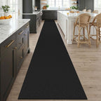 KOZYFLY Black 2.5'x20' Runners Rugs - Image 2
