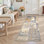 Toneed Entryway Runner Rug 2x6 for Hallway Kitchen, Washable Non-Slip Rug by Toneed