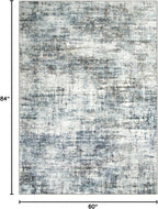 5x7 Area Rugs Washable Rug: Modern Abstract Living Room Rug Soft Anti-Skid Thin - Image 2