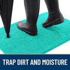 OLANLY Dog Door Mat for Muddy Paws 40x32, Absorbs Moisture and Dirt, Absorbent - Image 2