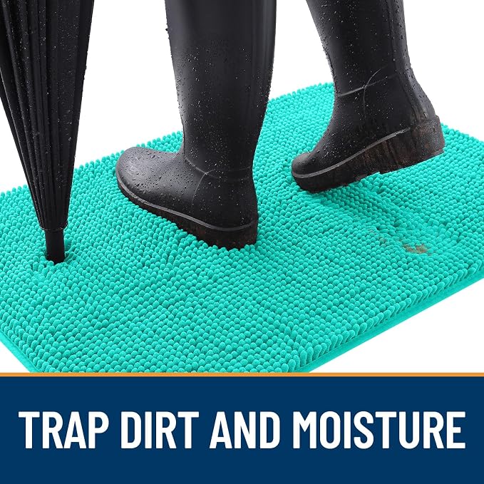 OLANLY Dog Door Mat for Muddy Paws 70x46, Absorbs Moisture and Dirt, Absorbent - Image 2