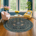 Washable Round Area Rug 6ft for Living Room, Soft Round Carpet Non-Slip - Image 3