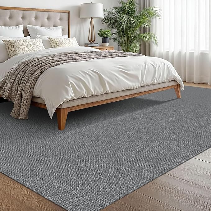 EARTHALL Washable Area Rugs 6x9 Ft Non Slip Living Room Rugs Cotton Rubber - Image 6