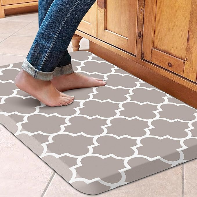 WISELIFE Kitchen Runner Rugs Anti-Fatigue mats, 17.3"x 28", Non Slip Waterproof by WiseLife