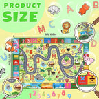 Kids Rugs for Playroom 6x9 Feet, Educational Area Rug - Image 2