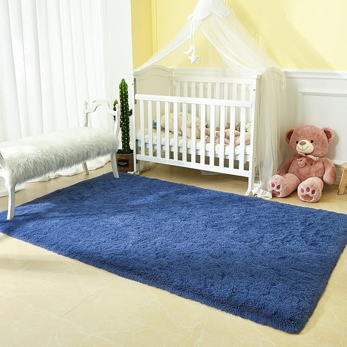 Andecor Soft Fluffy Bedroom Rugs, 3 x 5 Feet Indoor Shaggy Plush Area Rug - Image 8