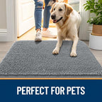 OLANLY Dog Door Mat for Muddy Paws 59x20, Absorbs Moisture and Dirt, Absorbent - Image 6