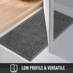HIYARD Sturdy Front Door Mat, Absorbent Muddy Dirt Resist Welcome Door Mats - Image 6