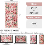 DUKINO 2x4 Washable Runner Rugs, Non Slip Floral Print Entryway Rug - Image 2