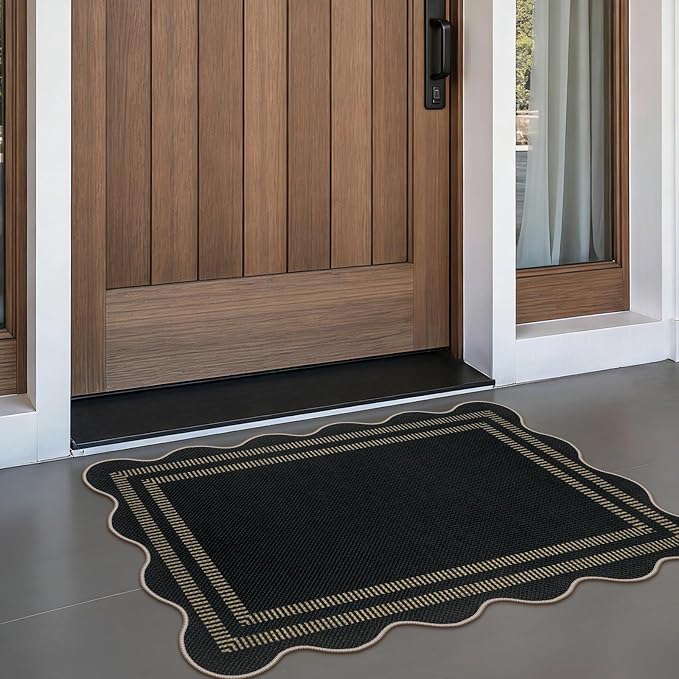 Easy Jute Outdoor Mats for Front Door, 2x3 Small Washable Kitchen Rugs - Image 9