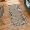 Lahome Floral Entryway Rug, 2x4 Washable Fall Kitchen Rug Ultra-Thin, Soft by Lahome