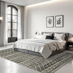 Miukiki 9x12 Area Rug for Living Room Moroccan Washable Rugs Non Slip Indoor - Image 9