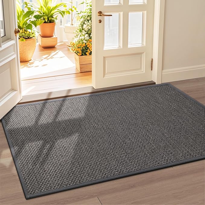 LEKEEPGO Door Mat 36"x59", Non Slip Door Mat Indoor Entrance, Rubber Backing by LEKEEPGO