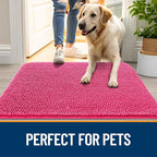 OLANLY Dog Door Mat for Muddy Paws 32x20, Absorbs Moisture and Dirt, Absorbent - Image 6