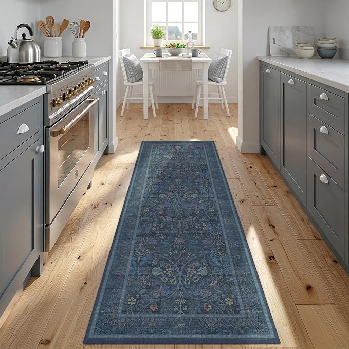 Small Oriental Runner 2x6 Kitchen Runner Rugs Non Slip, Bathroom - Image 9