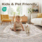 10x14 Washable Area Rug, Large Rugs - Image 5
