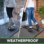 Mibao Front Door Mat Outdoor Entrance, 61.5" x 36" Heavy Duty Welcome Mat - Image 5