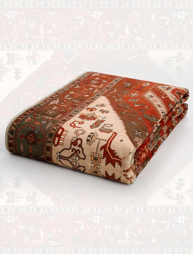 SERISSA Runner Rug for Hallways, Extra Long Boho Rug Ultra Soft Vintage - Image 7