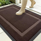 OLANLY Front Door Mat Indoor Outdoor Entrance, Waterproof All-Season, by OLANLY