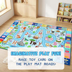 ABC Rug with Alphabet Animals Numbers Shapes, Kids Rugs - Image 7